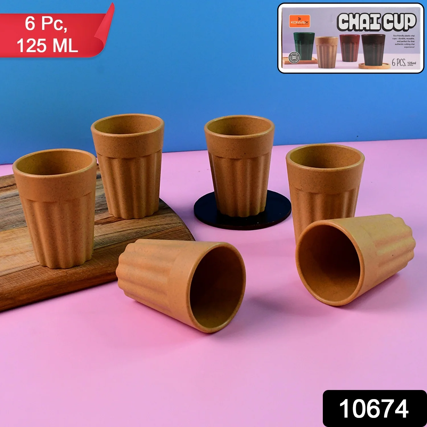 Konvex Traditional Chai Cups (125 ML / 6 Pc) - Image 2