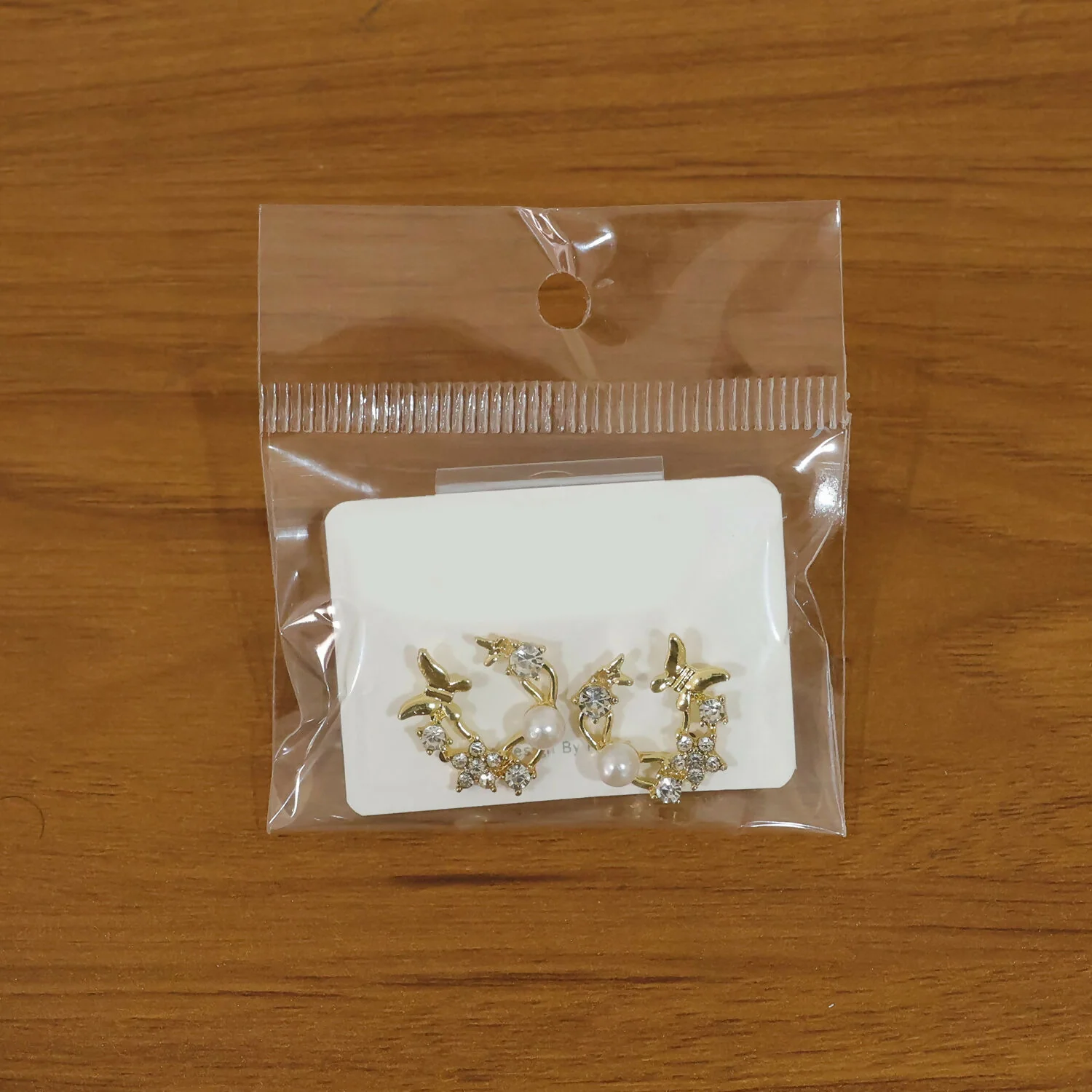 Korean Butterfly & Floral Pearl Wreath Studs For Girls And Women - Image 7