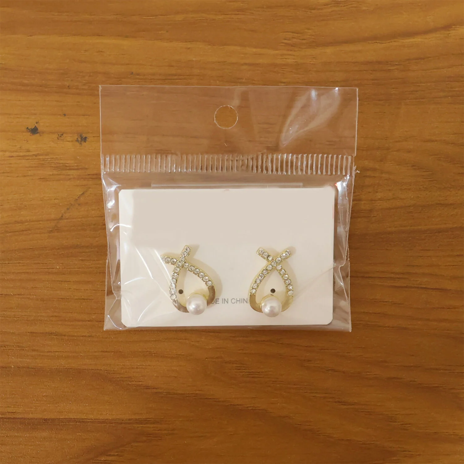 Korean Style Crystal Pearl Drop Stud Earrings for Women & Girls - Image 6