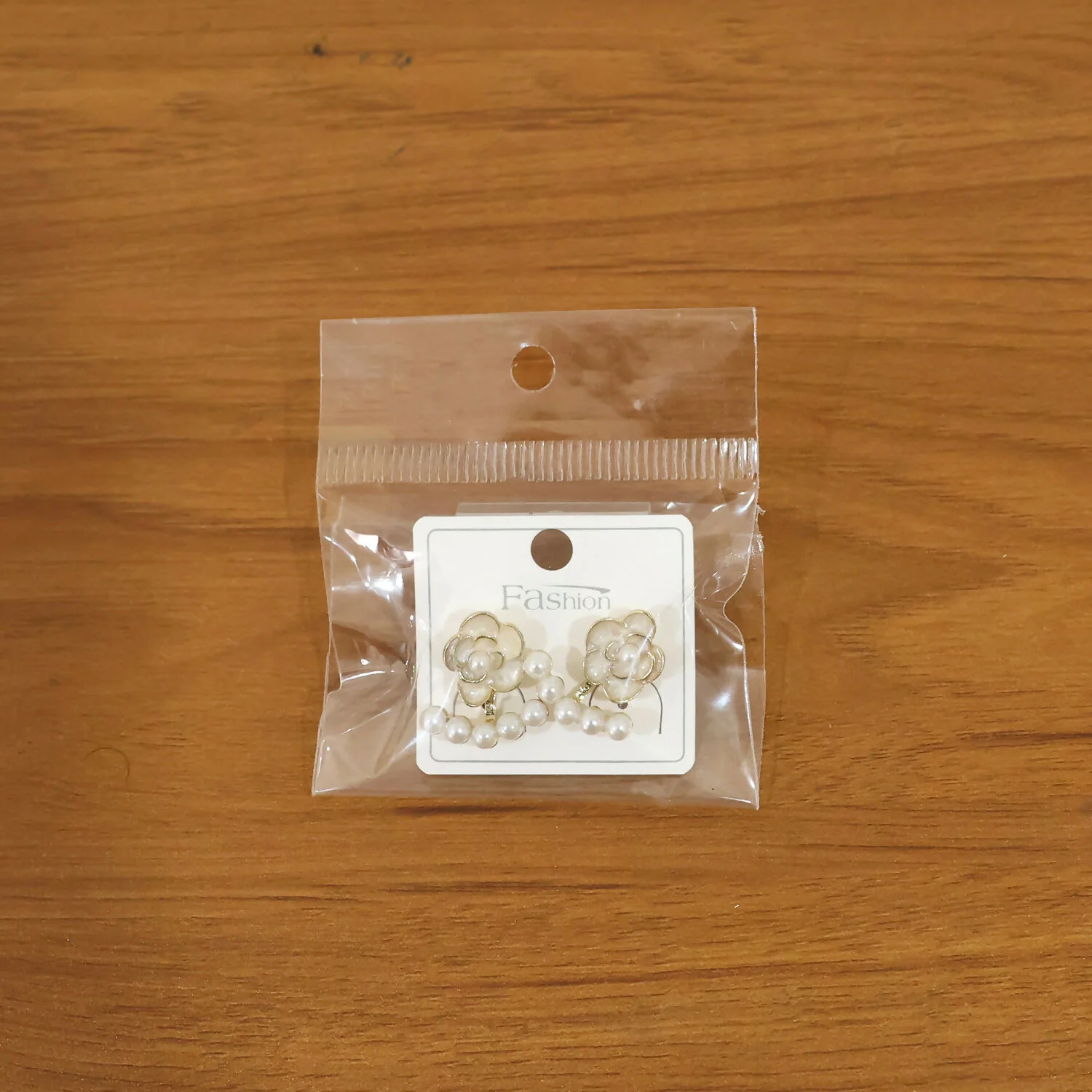 Korean White Camellia Rose & Pearl Ear Jackets - Image 7