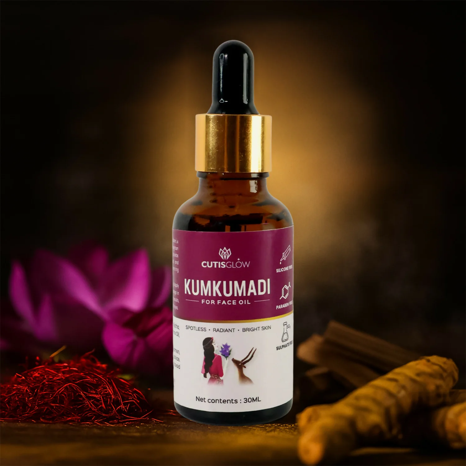 Eyelet Kumkumadi Face Oil (30ml) - Image 4