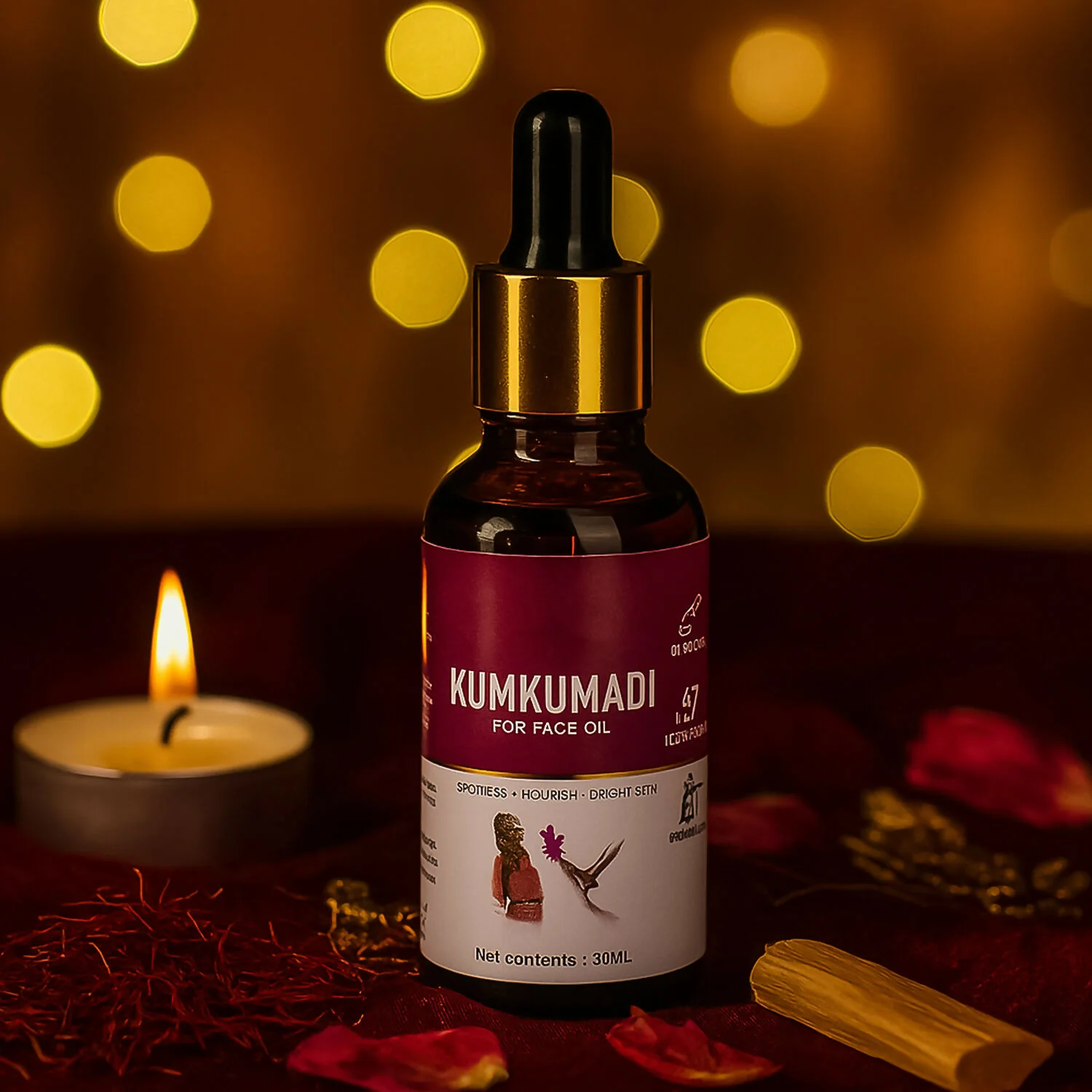 Eyelet Kumkumadi Face Oil (30ml) - Image 7
