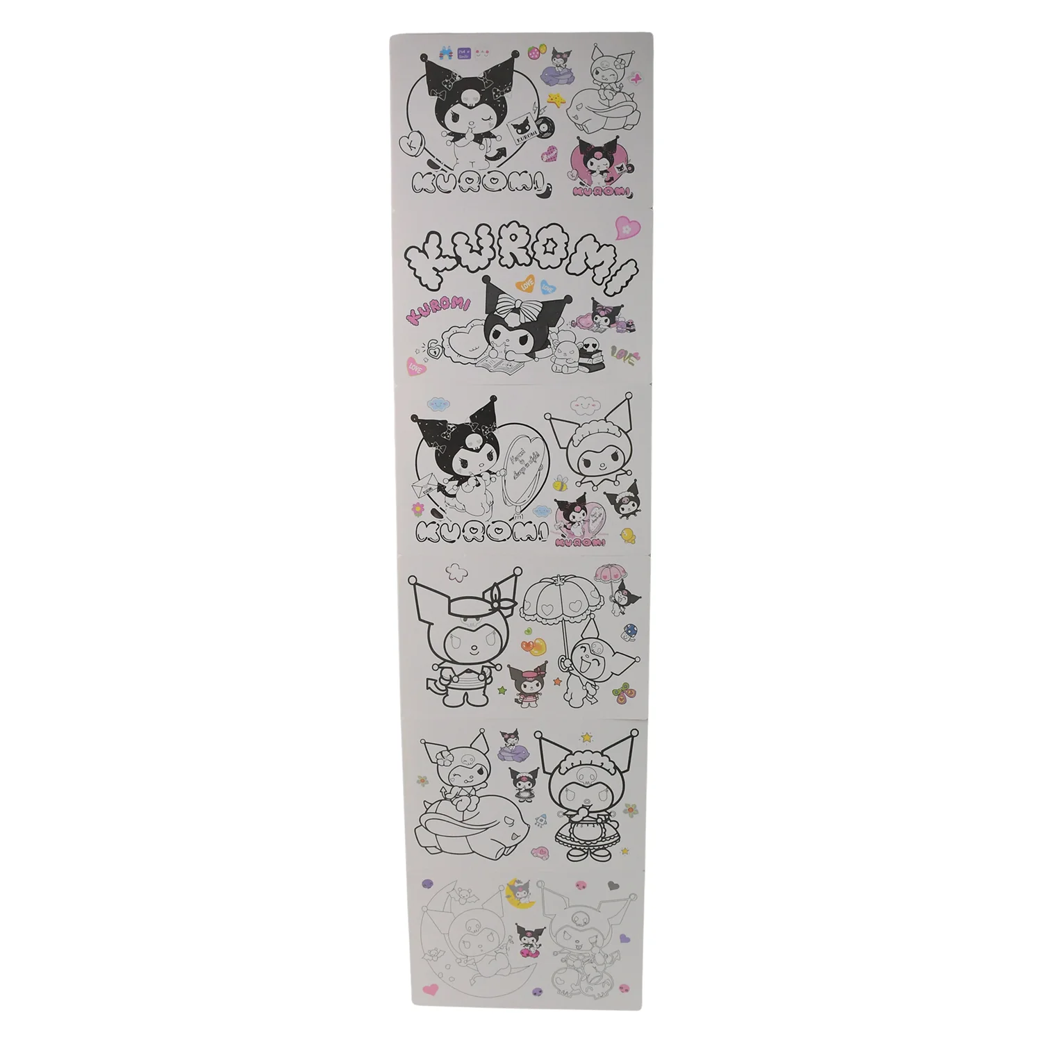 Coloring Book for Kids 6 Sheets with 6 Colorful Markers (1 Set) - Image 5