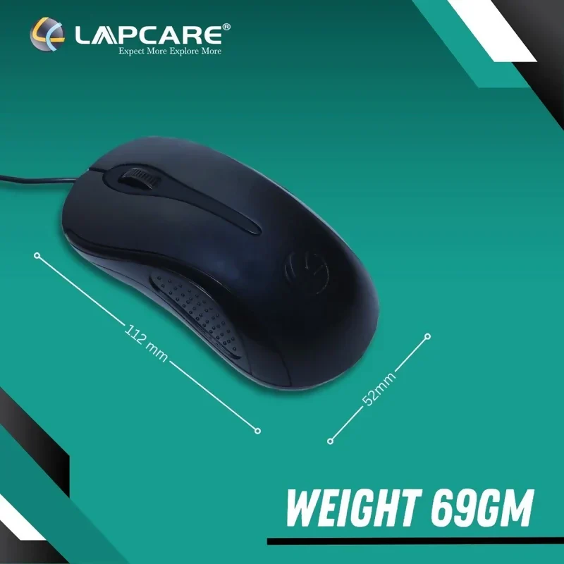 L60 WIRED MOUSE LAPCARE (6 Months Brand Warranty) - Image 2