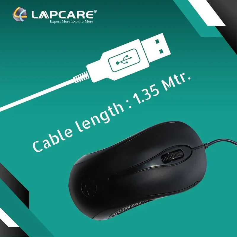 L60 WIRED MOUSE LAPCARE (6 Months Brand Warranty) - Image 4