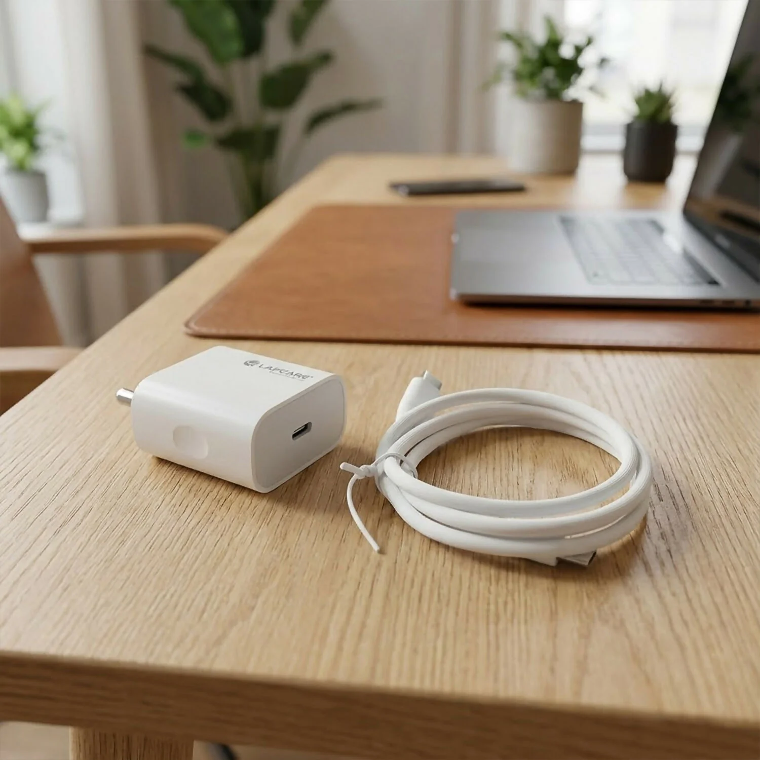 Lapcare 30W USB Type C Fast Charging Adapter with Type C to Type C Cable - Image 3