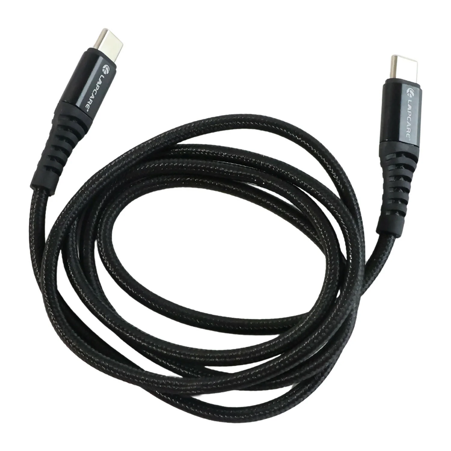 Lapcare Hook USB Type-C to Type-C Braided Fast Charging Cable with 240W Output - Image 4