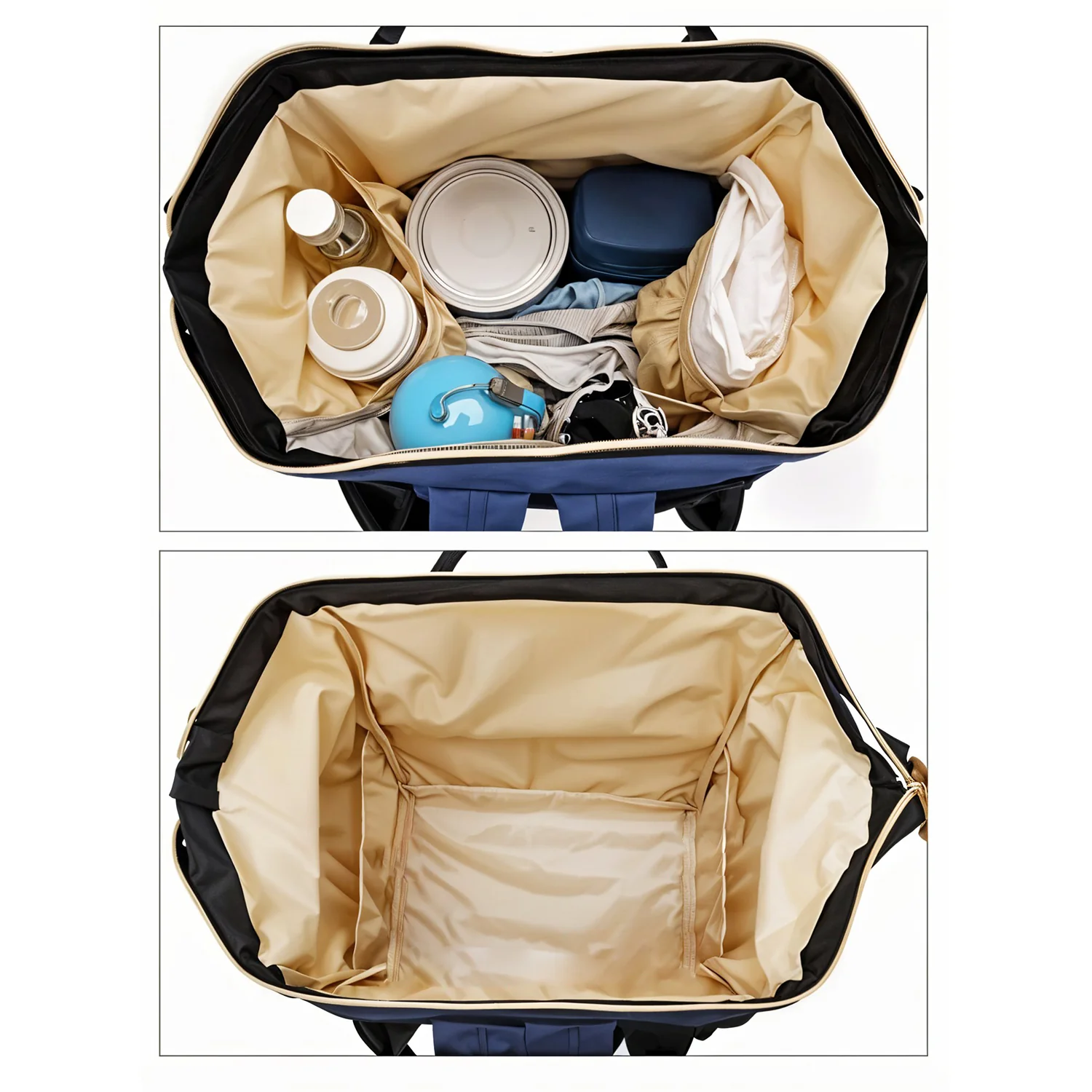 Multipurpose Large Capacity Mom's Backpack Diaper Bag (1 Pc) - Image 2