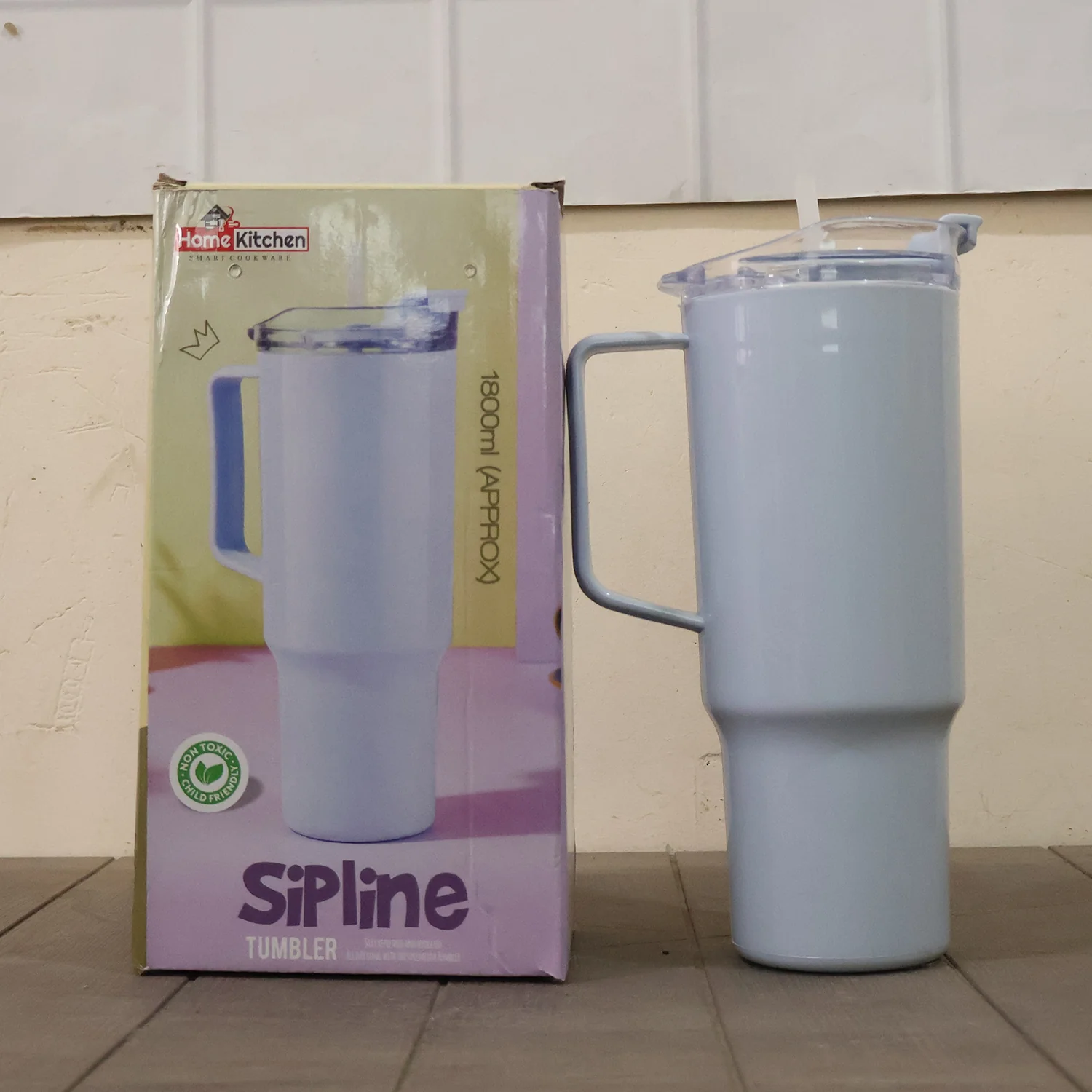 Best 1800ml Travel Sipline Tumbler with Lid & Straw - Image 9