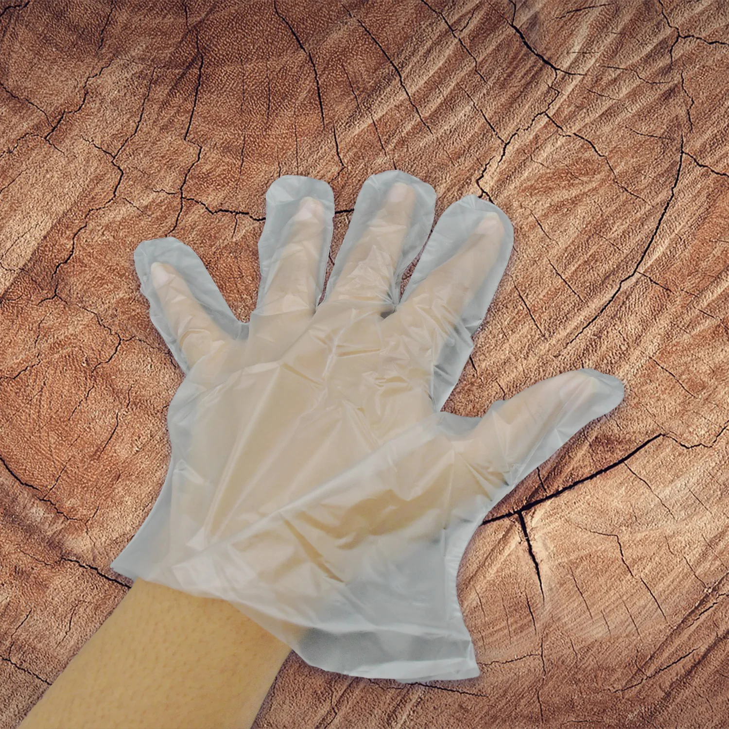 Large Disposable Gloves (100 Pcs): Clear Plastic, Multipurpose - Image 10