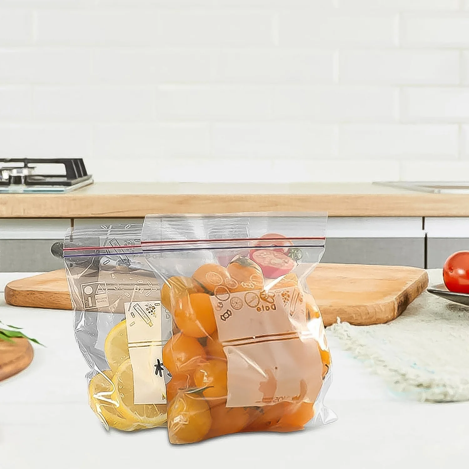 Large Food Seal Bag | Transparent Fresh Food Bags (10 Pcs Set) - Image 3