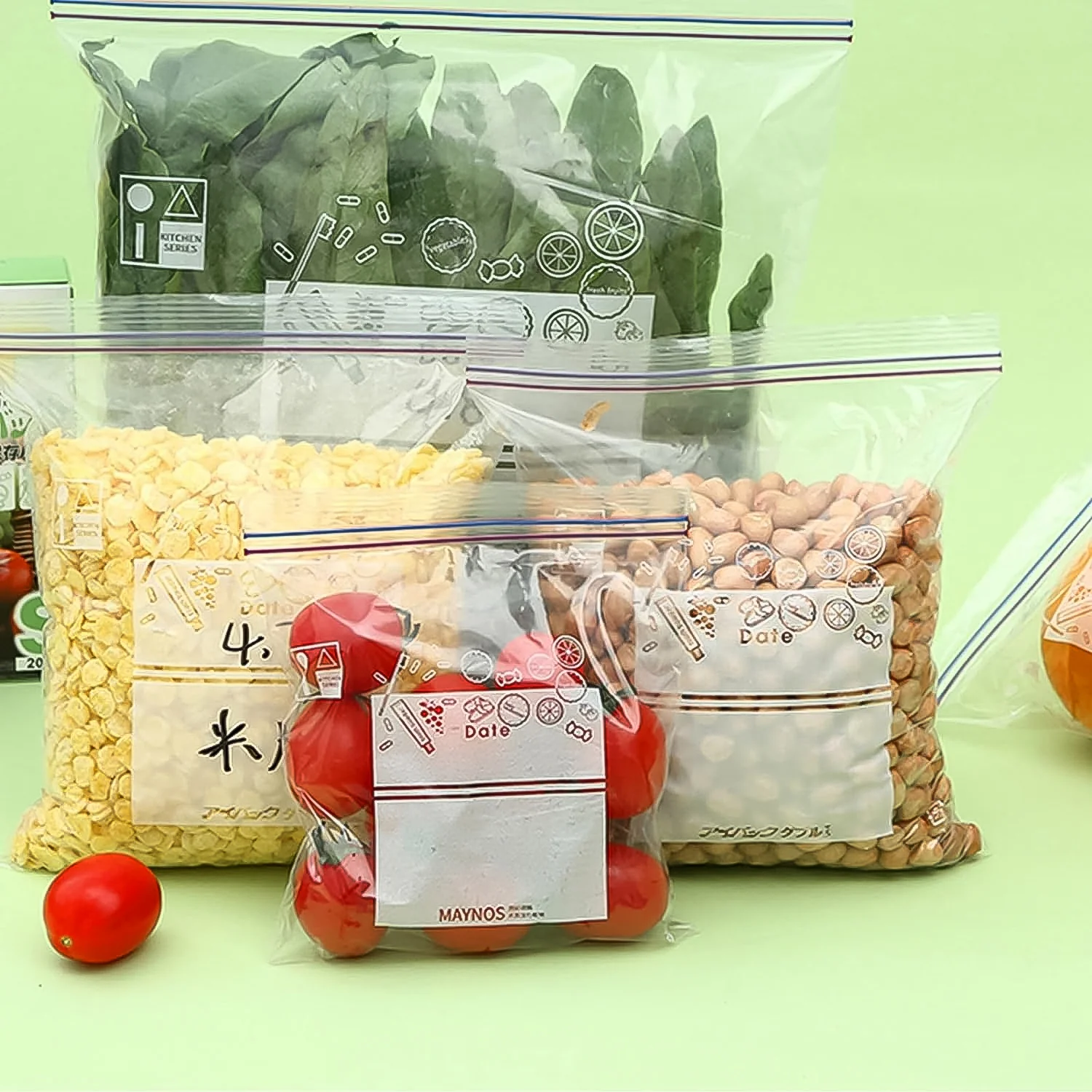 Large Food Seal Bag | Transparent Fresh Food Bags (10 Pcs Set) - Image 6