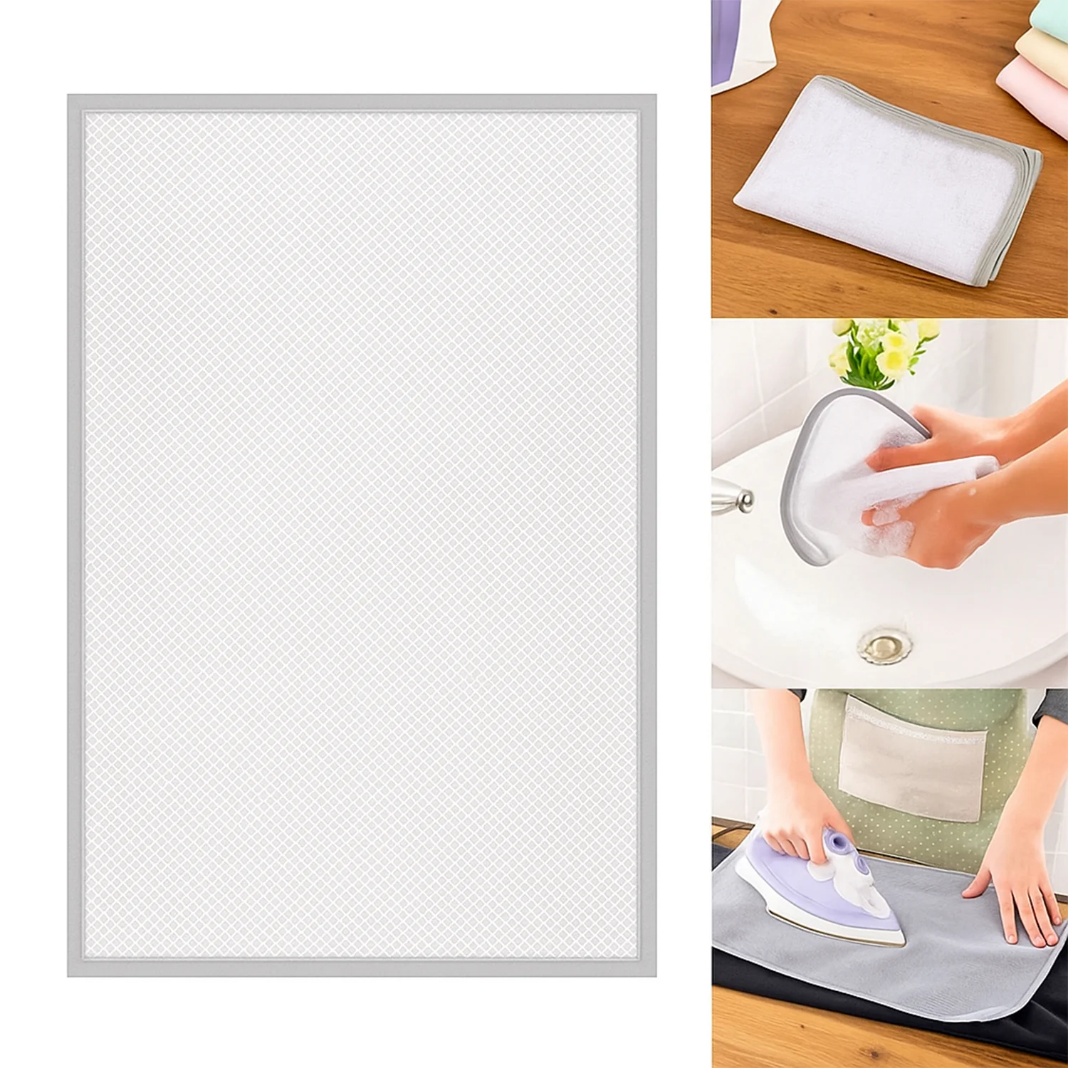 Large Ironing Press Net / Mesh Ironing Protector Cloth (65 x 50 Cm / 1 Pc) - Image 3