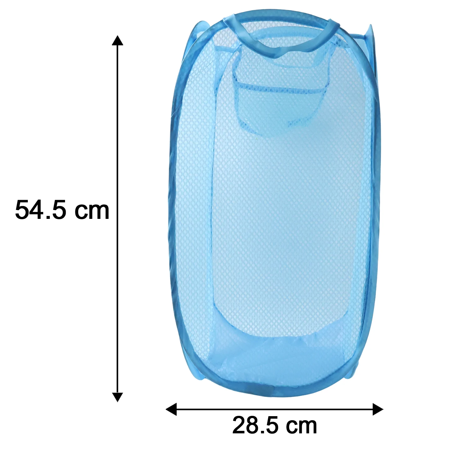 Large Mesh Pop Up Laundry Basket Clothes Storage Hamper (1 Pc, 54x30cm) - Image 6