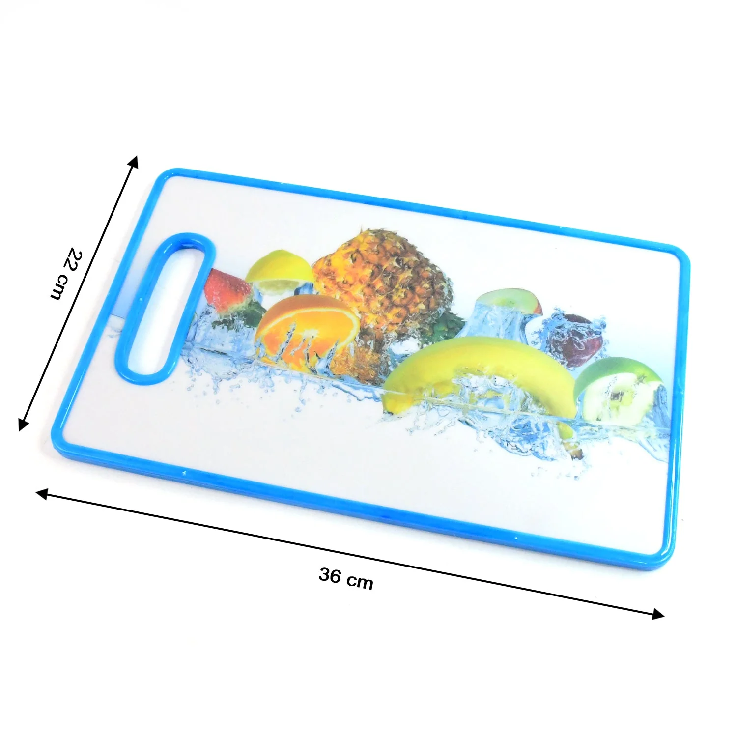 Large Rectangular Fruit Print Cutting Board (36x22cm / 1 Pc) - Image 4