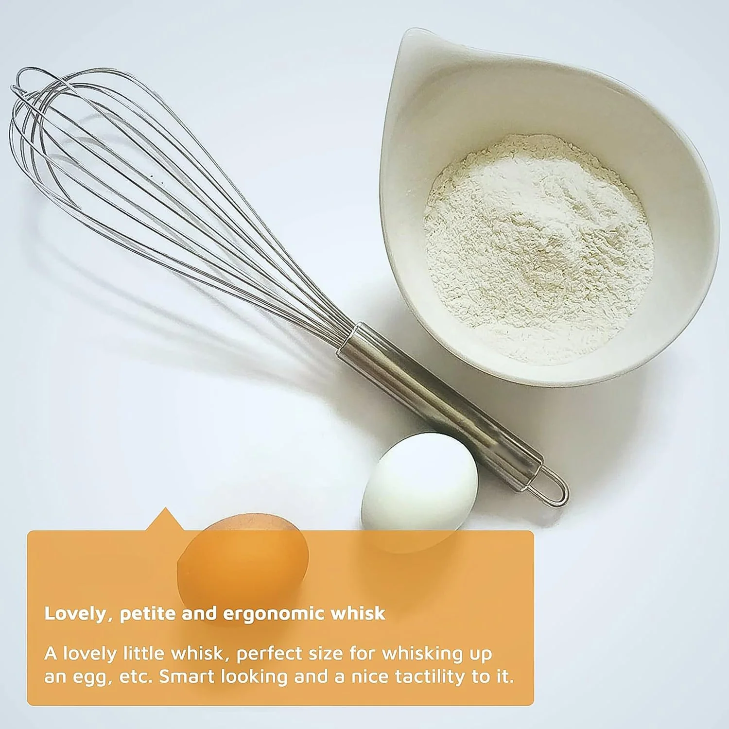 Large Stainless Steel Balloon Whisk  Heavy-Duty Kitchen Tool (30cm / 1 Pc) - Image 4