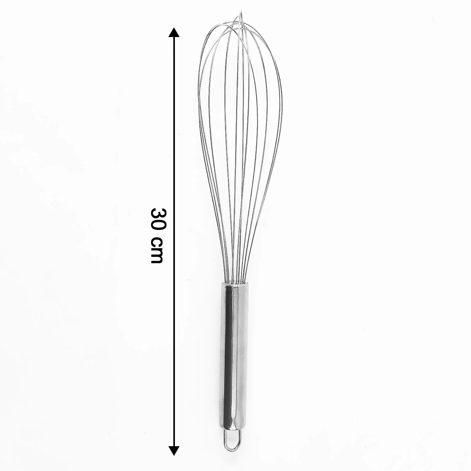 Large Stainless Steel Balloon Whisk  Heavy-Duty Kitchen Tool (30cm / 1 Pc) - Image 6
