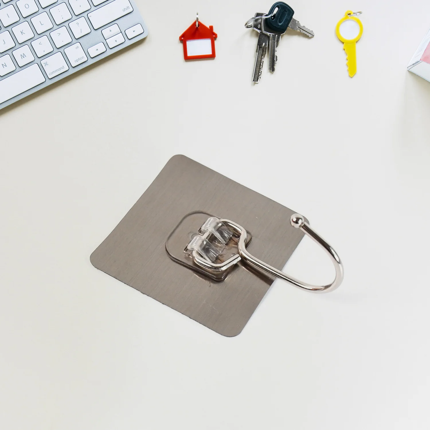 Large Stainless Steel Self Adhesive Wall Hooks (1 Pc) - Image 3