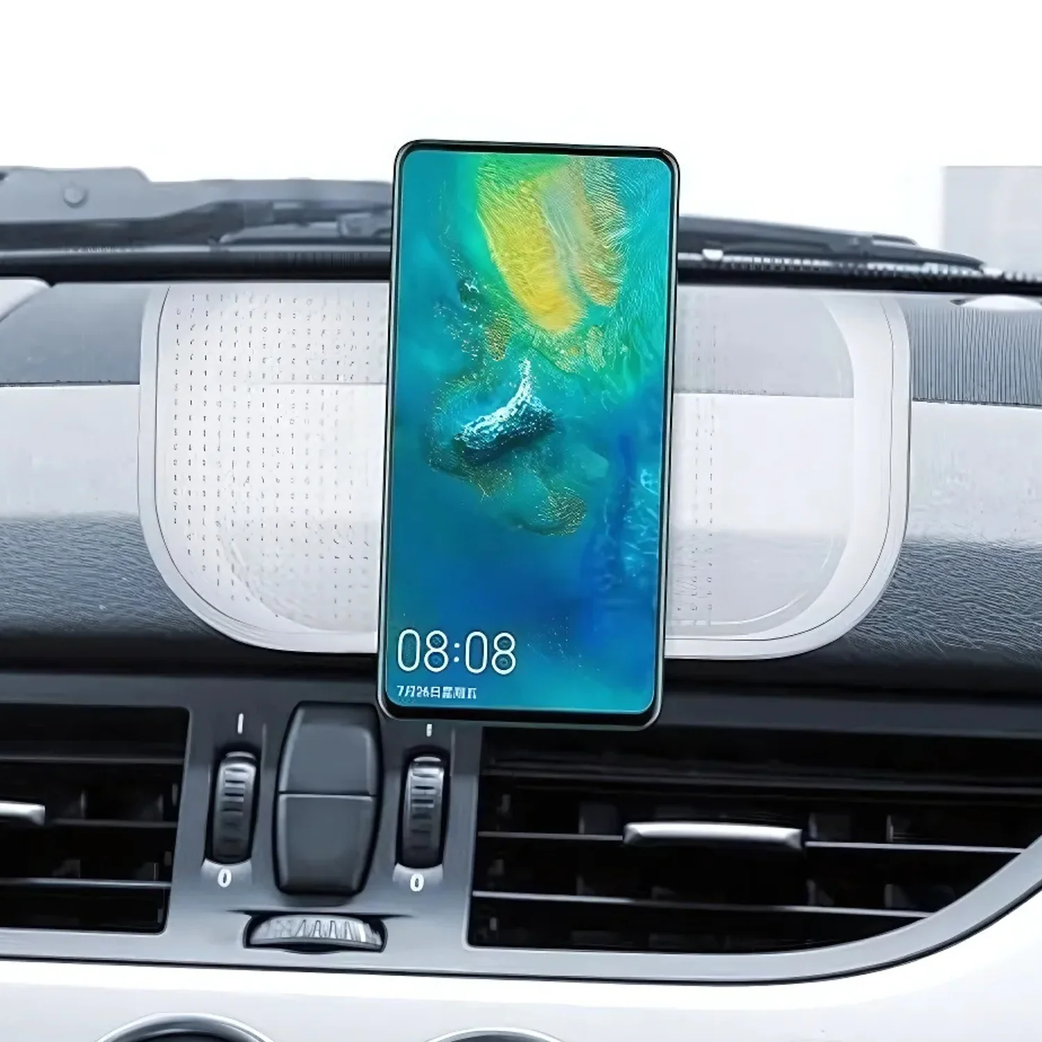 Large Transparent Anti-Slip Dashboard Mat for Car (1 Pc) - Image 6