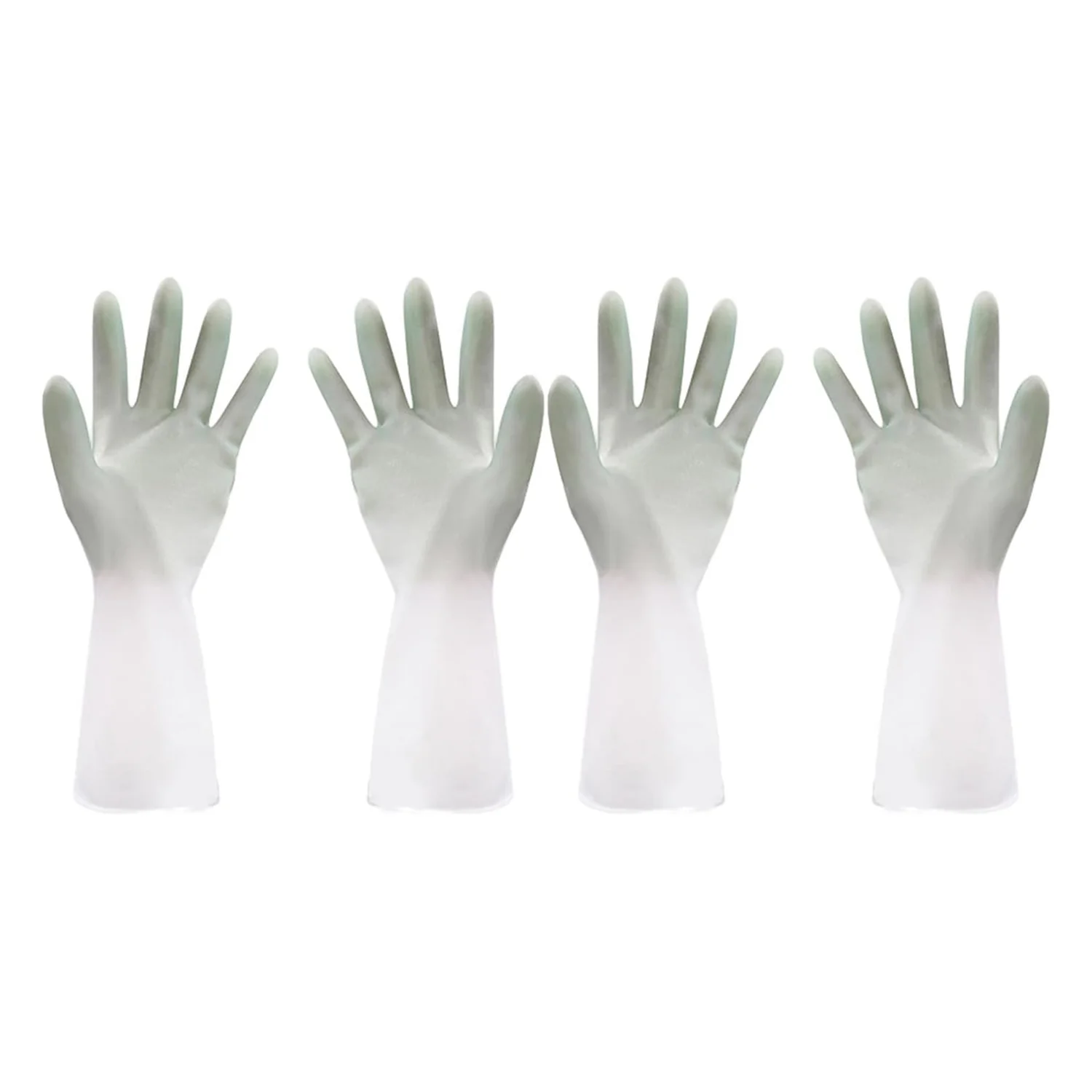 Latex Household Gloves (2 Pair / Mix Color) - Image 5