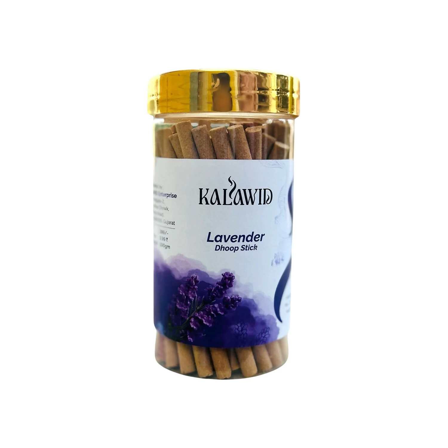 Lavender Dhoop Sticks Jar for Calm Fragrance & Relaxing Home Ambience (100 Gm) - Image 5