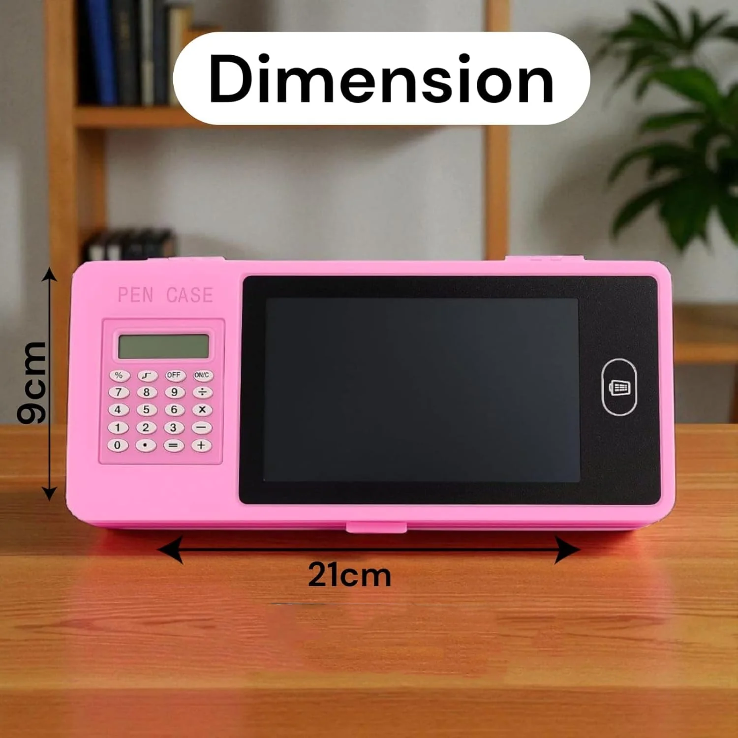 LCD Writing Tablet Pencil Case with Calculator 1 Pc - Image 6