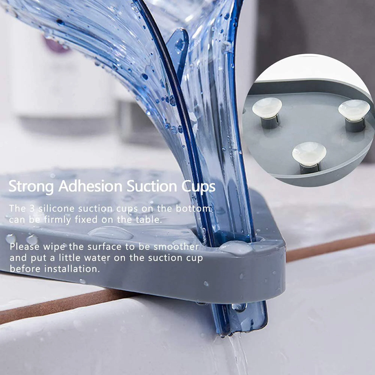 Leaf Shape Soap Dish Holder with Drain for Bathroom & Kitchen Use - Image 6