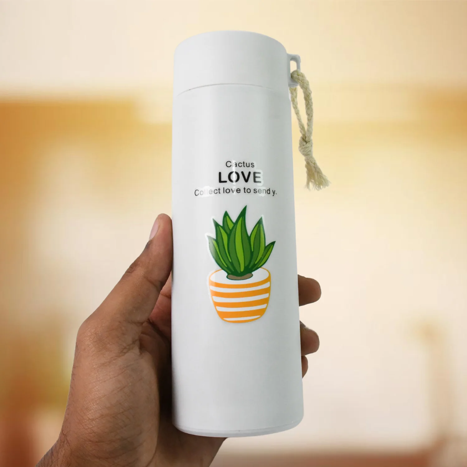 Outdoor sport Glass water bottle leakproof (450 ML) - Image 4