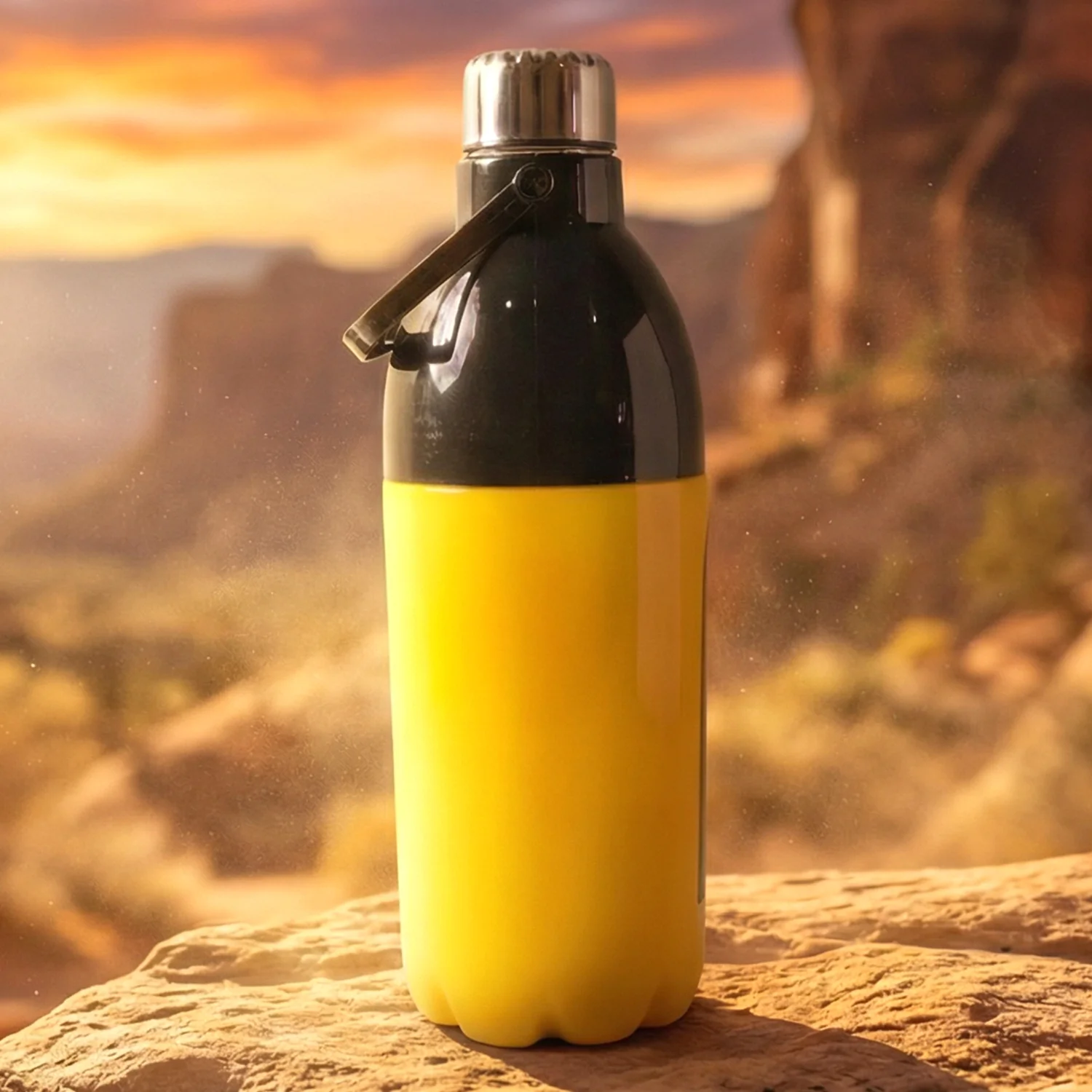 Leakproof Water Bottle with Carry Strap, Strong Lid and Easy Grip Design (1400 ML) - Image 6