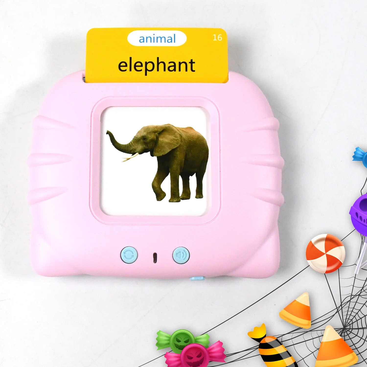 Preschool Learning Toys Flash Cards for Small Kids Educational Toys English Words Learning Machine for Kids with 224 Words, Birthday Gift for Kids Intelligent Electric Kids Language Card (1 Set) - Image 8