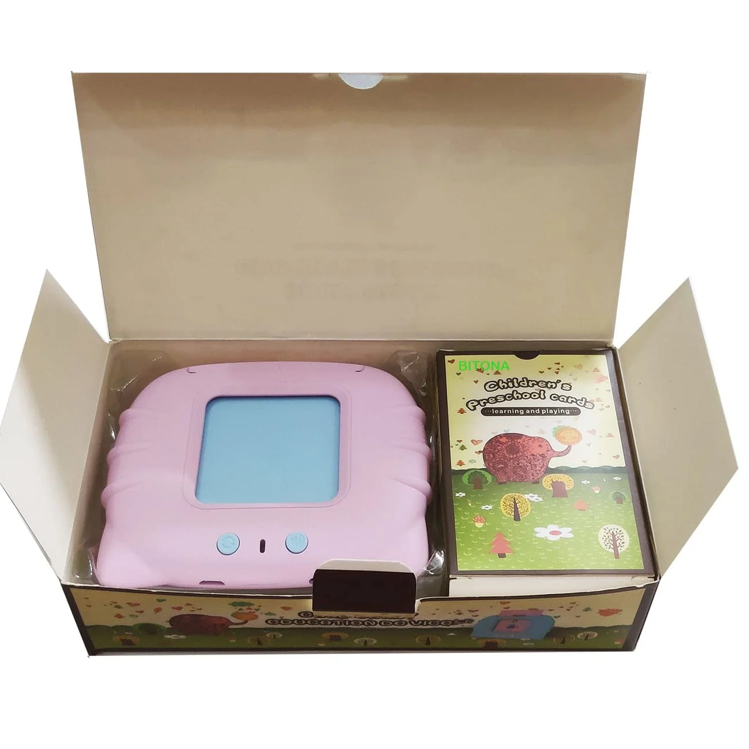 Preschool Learning Toys Flash Cards for Small Kids Educational Toys English Words Learning Machine for Kids with 224 Words, Birthday Gift for Kids Intelligent Electric Kids Language Card (1 Set) - Image 9