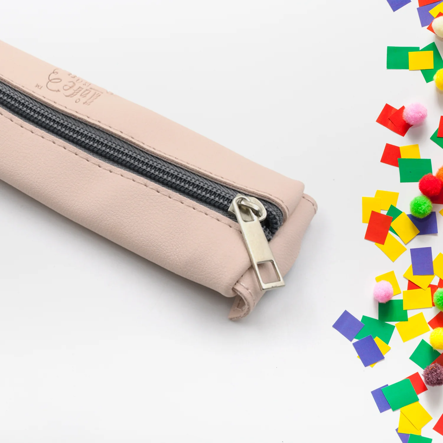Leather Pencil Case high-quality leather pencil pouch ideal of School (1Pc) - Image 3