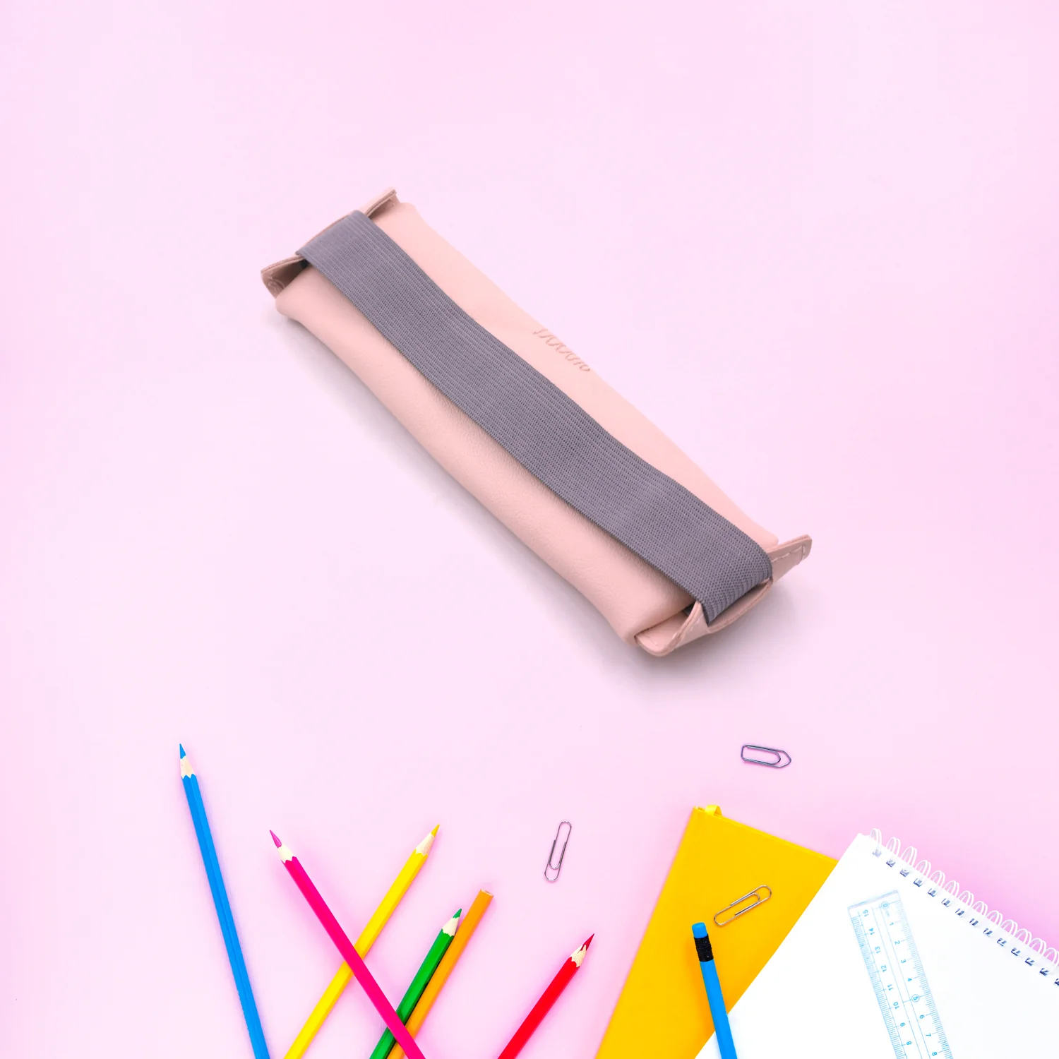 Leather Pencil Case high-quality leather pencil pouch ideal of School (1Pc) - Image 6