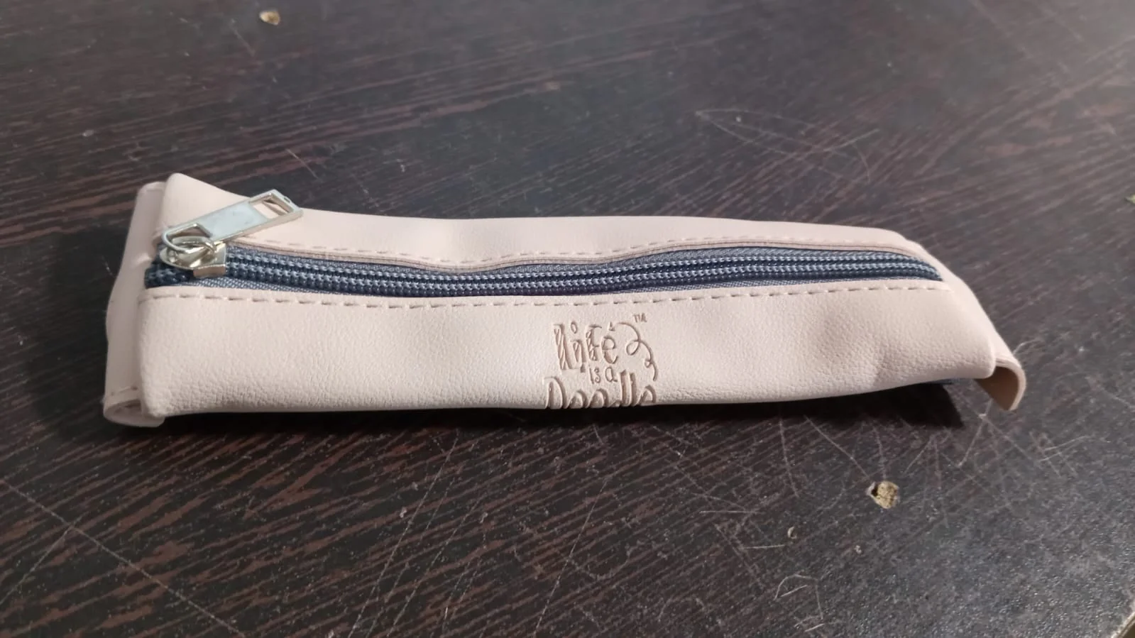 Leather Pencil Case high-quality leather pencil pouch ideal of School (1Pc) - Image 7