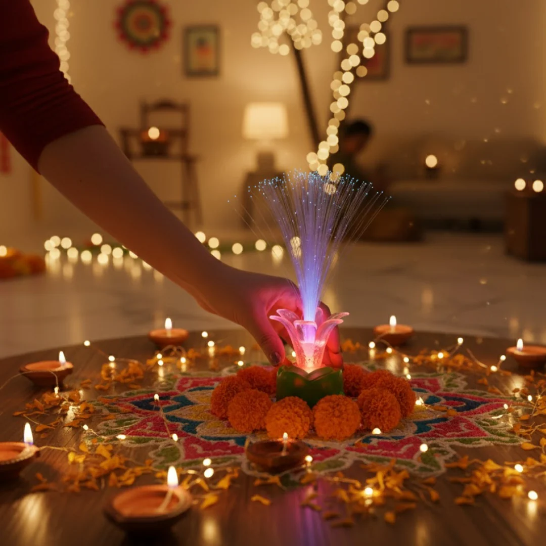 LED Candlelight Colourful Candle Decoration LED Light, (1 Pc / Multicolor Light) - Image 6