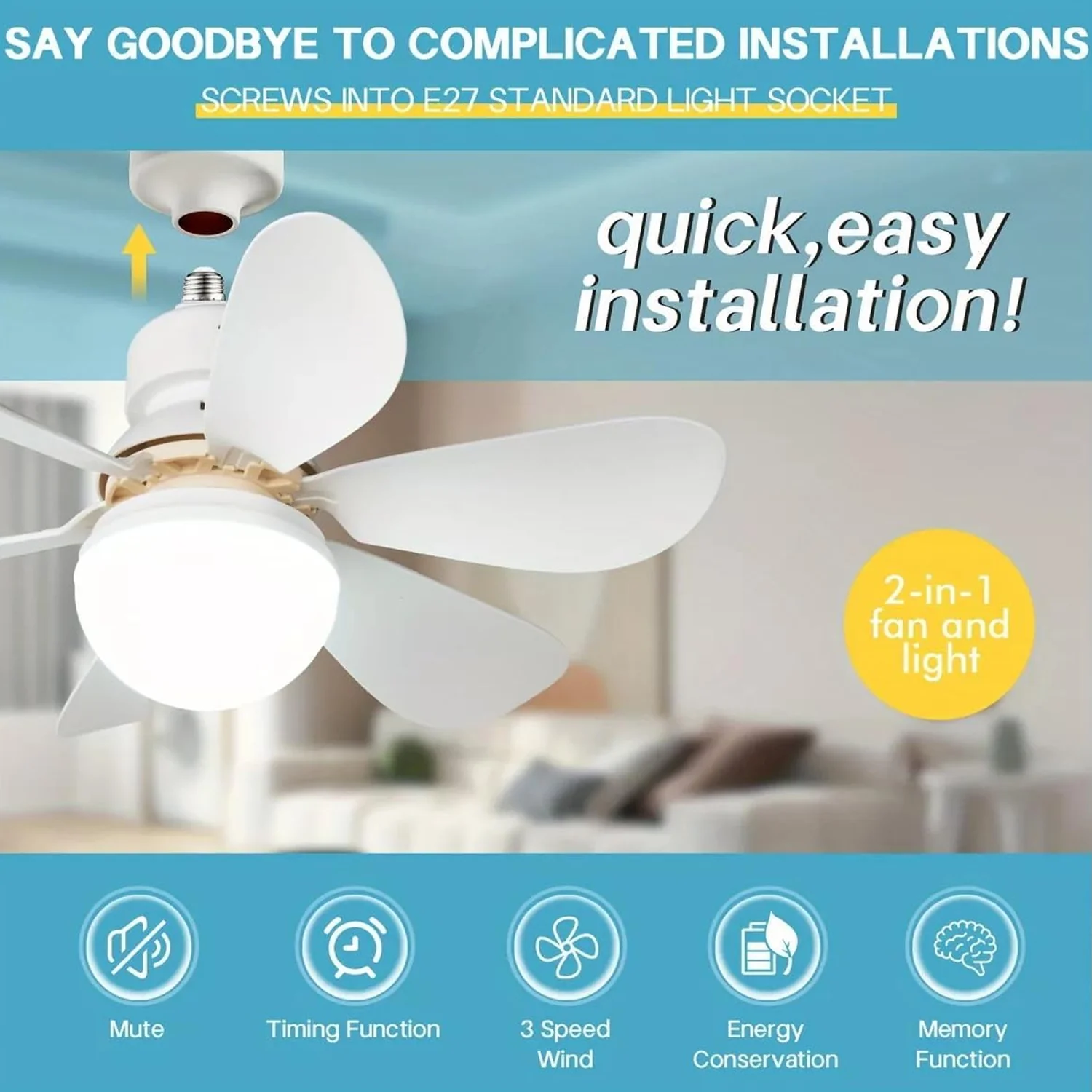 40W LED Ceiling Fan Remote Control - Image 10