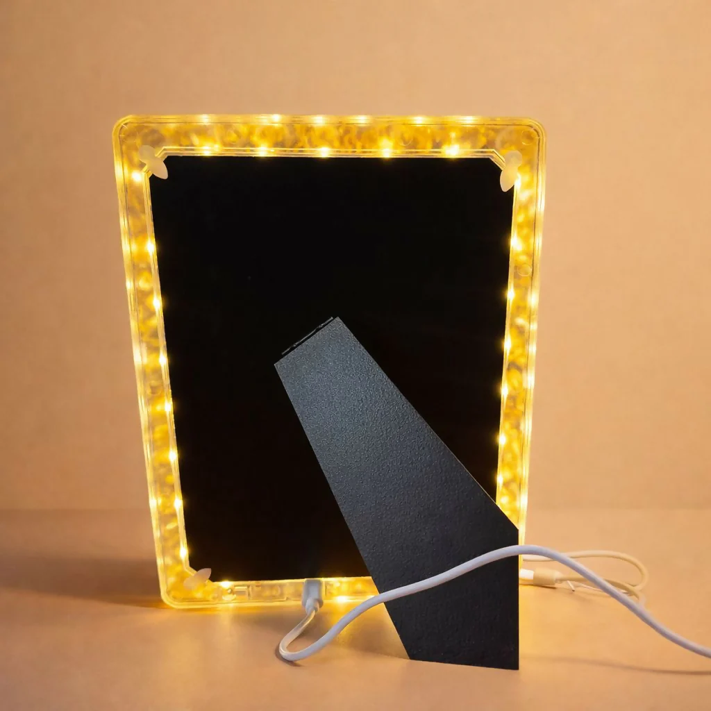 LED Crystal Photo Frame with Light Decorative Table Frame - Image 3