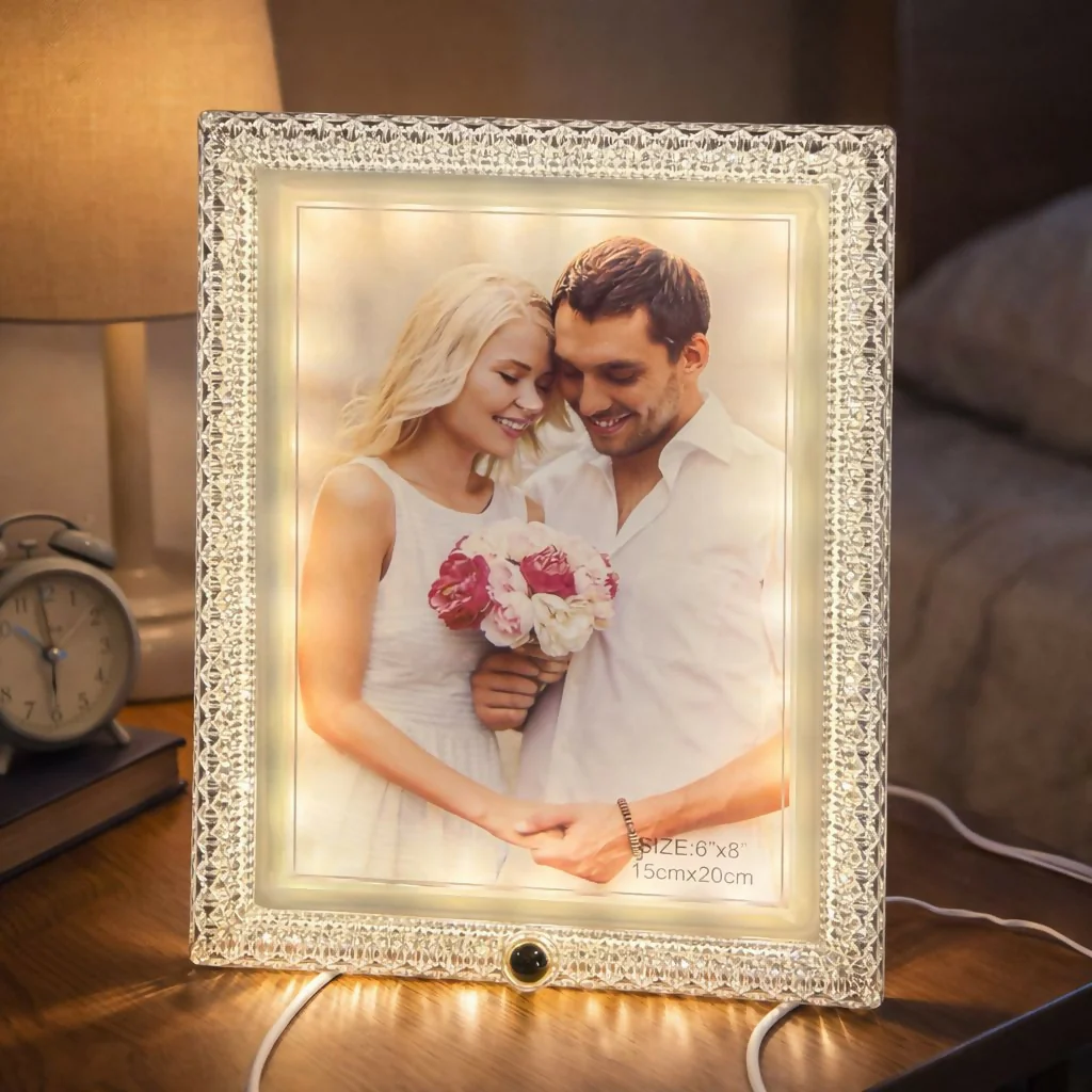 LED Decorative Photo Frame with Light Tabletop Display Frame - Image 2
