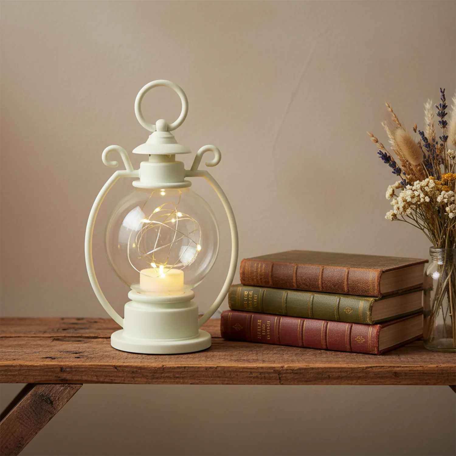 LED Decorative Storm Lantern Light (Battery Operated, Warm White Light) - Image 3