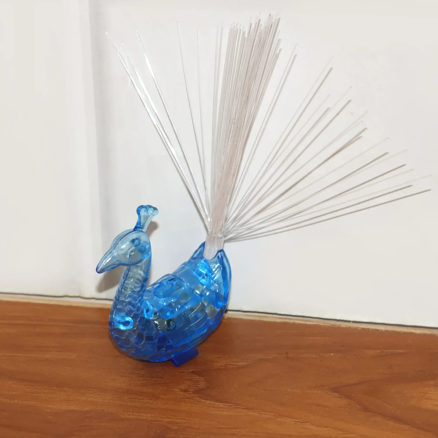 LED Fiber-Optic Peacock Decorative Night Light (1 Pc) - Image 7