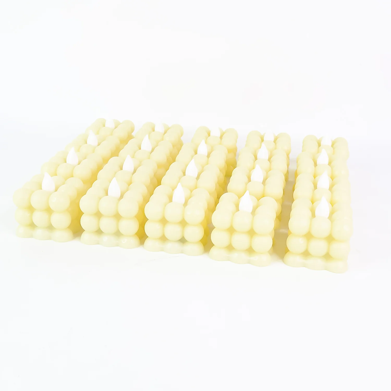 LED Flameless Cube Decorative Candles (24 Pc) - Image 5