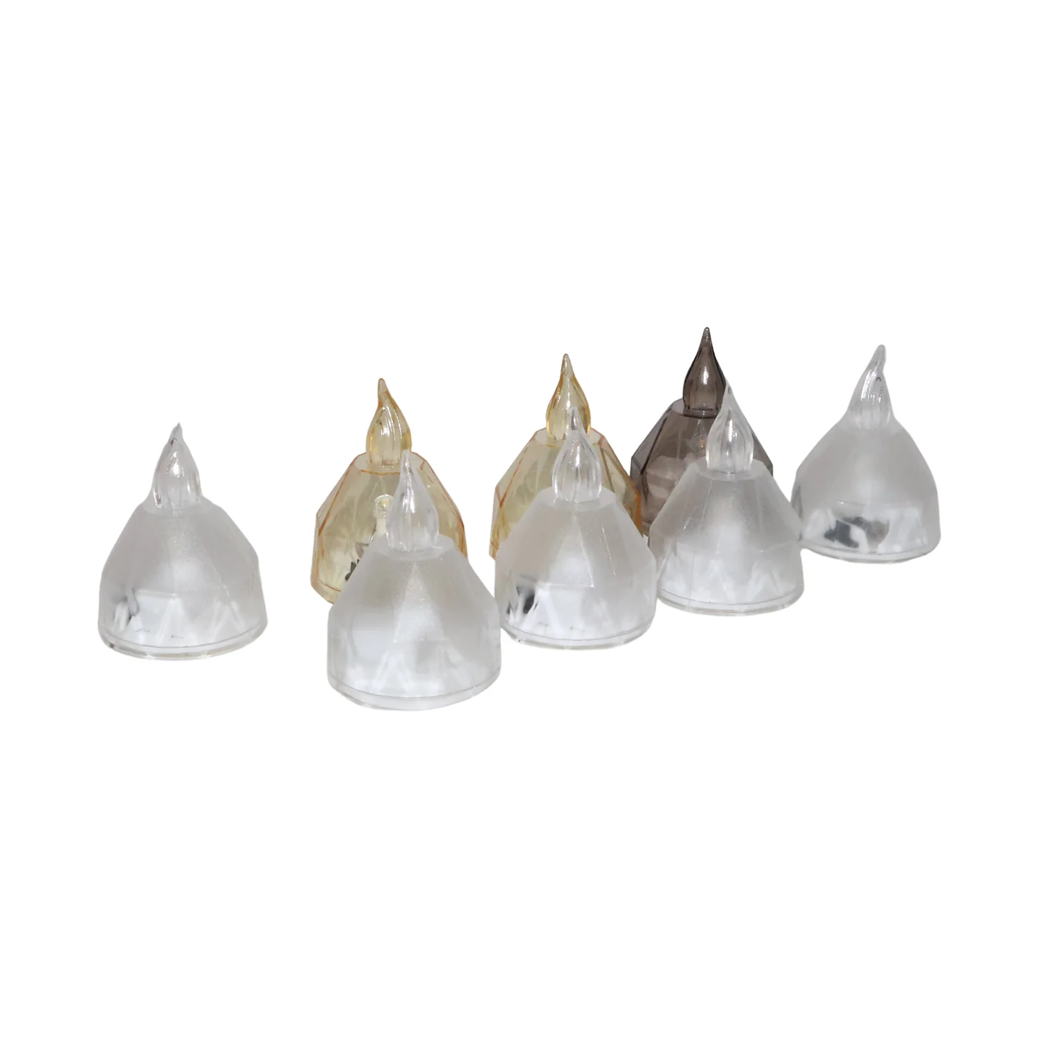 LED Flameless Decorative Diyas - (8 Pc) - Image 5