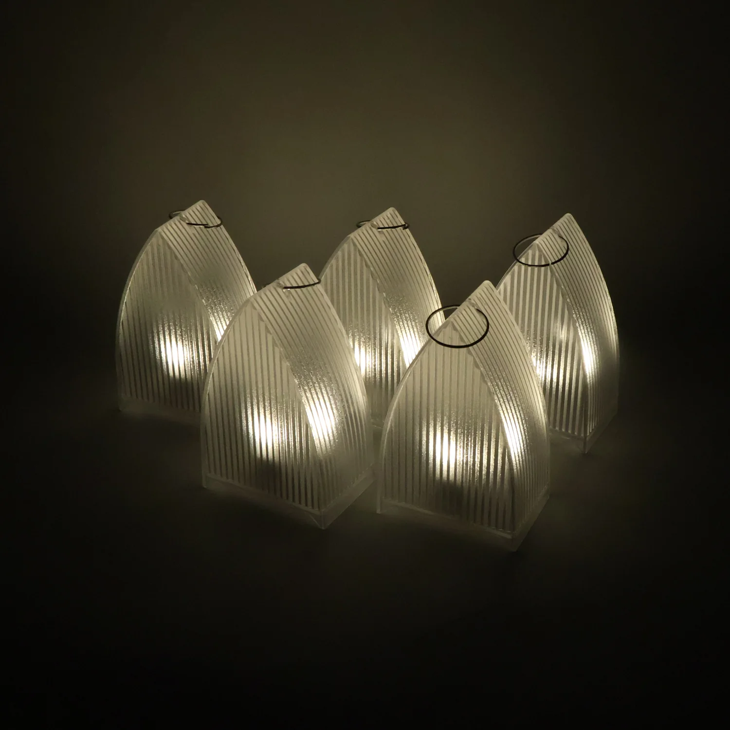 LED Flameless Decorative Lantern Lights - (5 Pc / Set) - Image 3