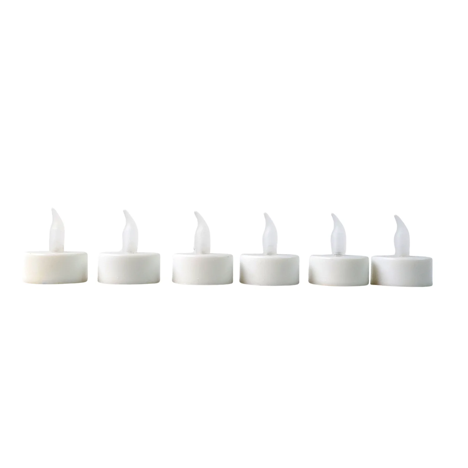LED Flameless Tealight Candles Lights (6 Pc / Without Remote) - Image 5