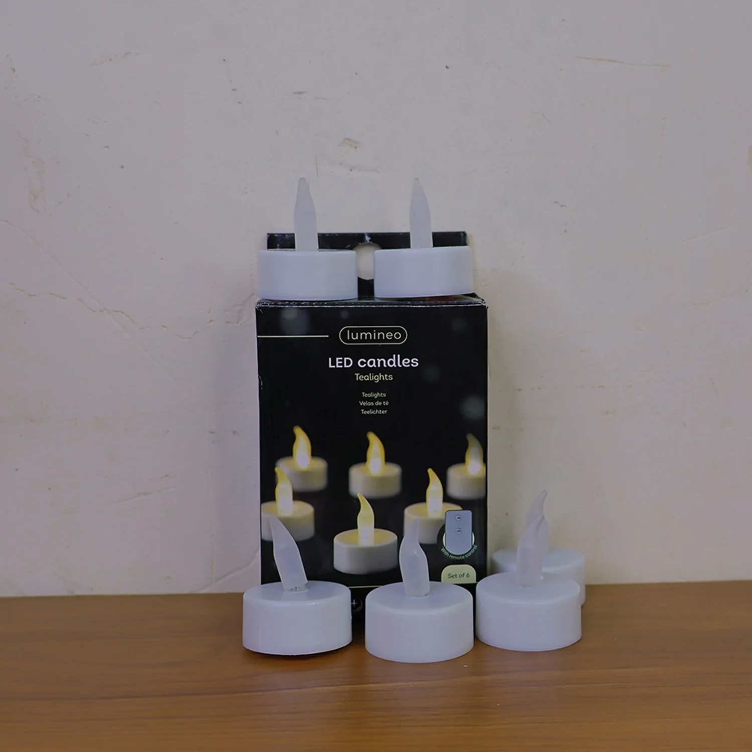 LED Flameless Tealight Candles Lights (6 Pc / Without Remote) - Image 7