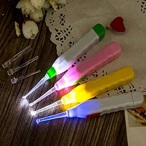 LED Flashlight Earpick with Tweezer - Image 4