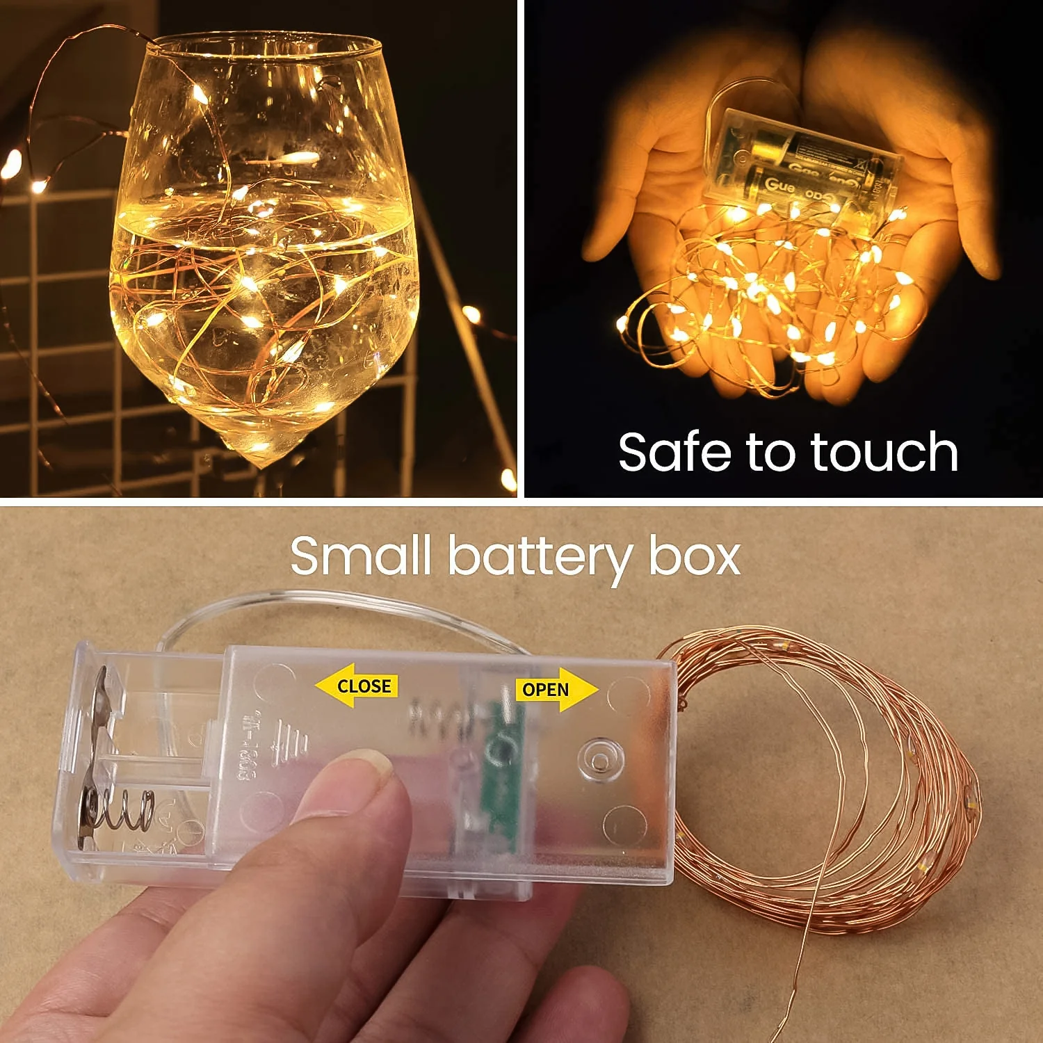 LED Flexible Wire Waterproof Lights (2AA Battery Operated, Battery not included) - Image 4