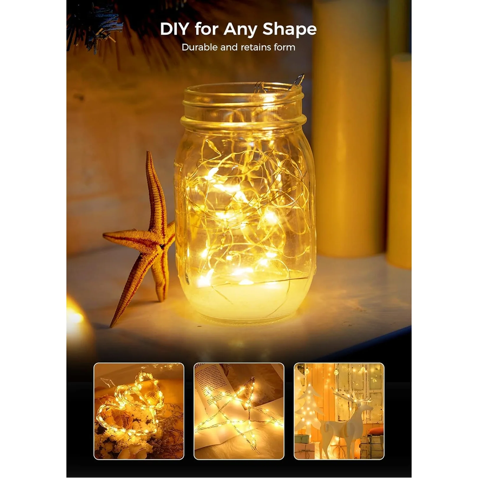 LED Flexible Wire Waterproof Lights (2AA Battery Operated, Battery not included) - Image 9