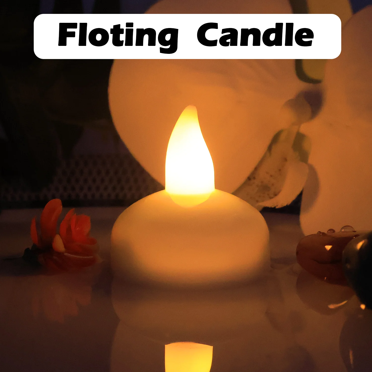 LED Floating Smokeless Candles (12 Pc) - Image 4