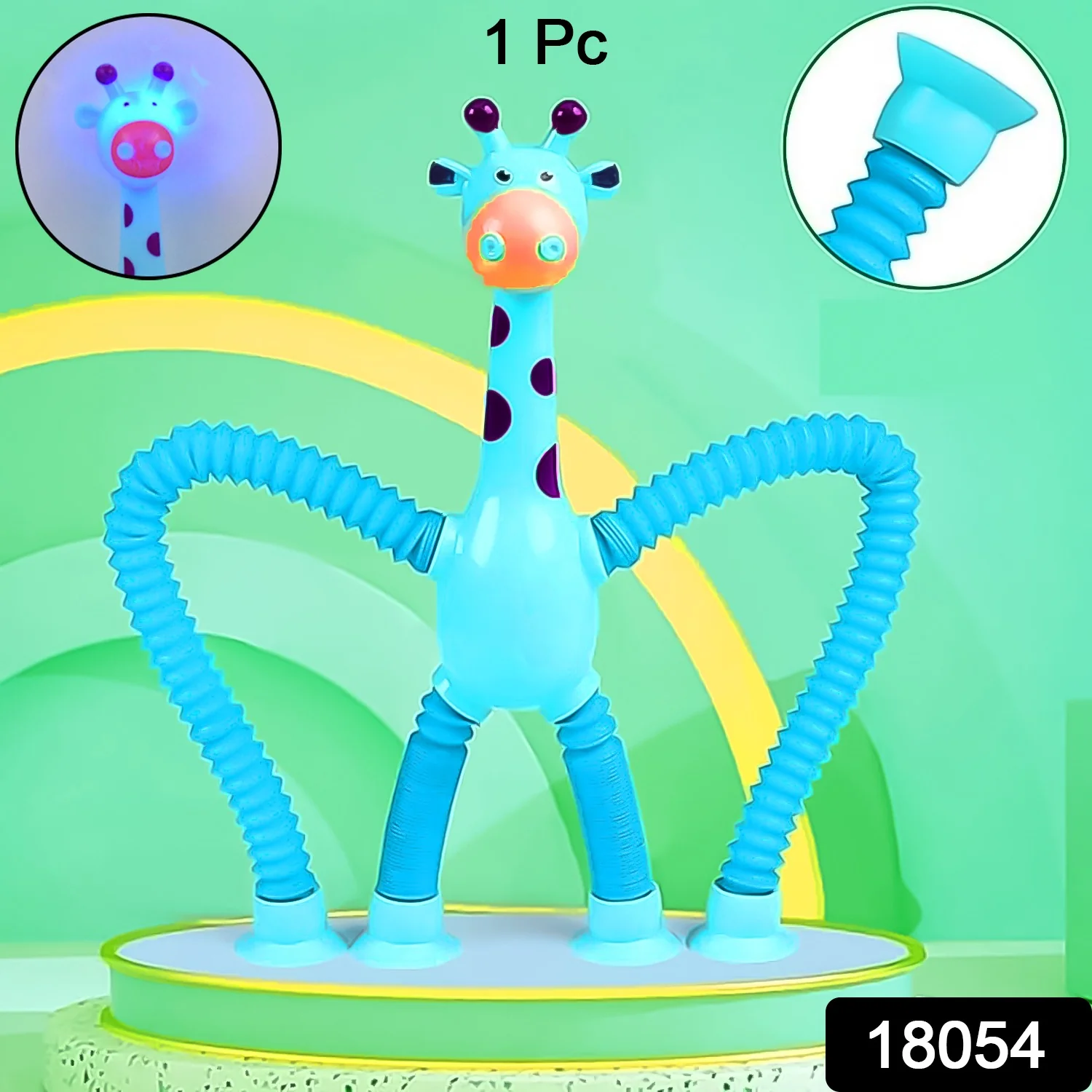 LED Giraffe Telescopic Suction Cup Toys (1 Pc) - Image 2